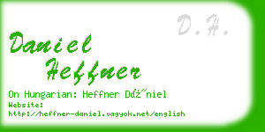 daniel heffner business card